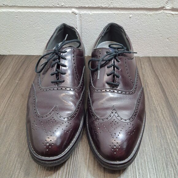 Dexter Dark Brown Oxfords, Mens Lace Up Casual Dress Shoes Size 10.5 M - Picture 2 of 7